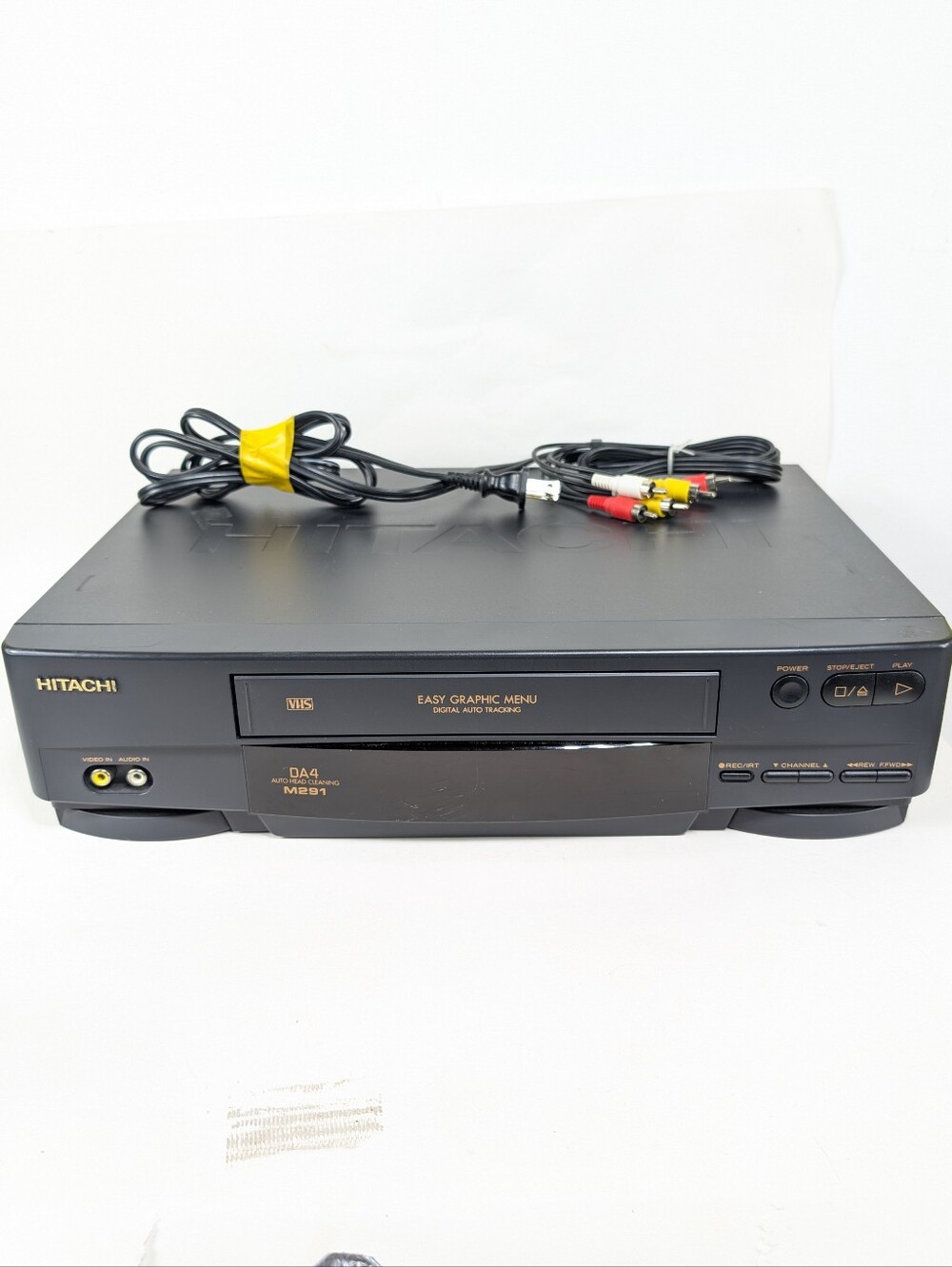 Hitachi VT-M292A VCR VHS w RCA Cables No Remote Fully Tested Works Great!